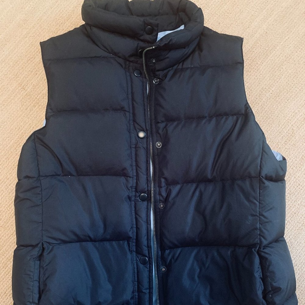JCrew Down Puffer Vest Sz L